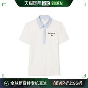 香港直邮潮奢lacoste法国鳄鱼，女士短袖polo衫df71070