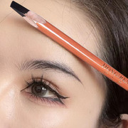 野生线条眉定型眉笔化妆纹绣师专用设计眉形防水防麻硬芯木质眉笔