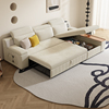 北欧布艺沙发床两用小户型客厅现代简约伸缩多功能折叠储物可变床