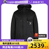 自营KENZO男士X型logo印花宽松休闲连帽尼龙冲锋衣夹克外套