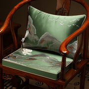 中式乳胶椅子坐垫茶椅垫圈椅太师椅官帽椅座垫红木家具沙发垫定制