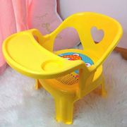 儿童餐椅叫叫椅宝宝吃饭餐桌椅婴儿靠背椅家用塑料凳子防滑可拆卸
