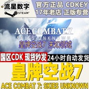 steam正版国区key皇牌空战，7未知领域ace，combat7skiesunknow