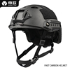 FAST战术头盔碳纤维轻型版磨砂颗粒喷漆悬挂安保应急救援滑雪骑行
