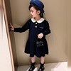 女童毛衣裙(毛衣裙)韩系学院风幼儿园童装，2023针织小童女宝秋冬连衣裙
