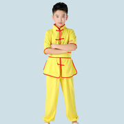 武术服装儿童太极拳练功服女男功夫套装少儿训练表演出衣服中国风