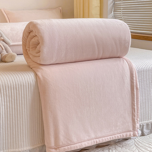 牛奶珊瑚绒毛毯冬季法兰绒小毯子床上用办公室午睡午休毯沙发盖毯
