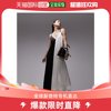 香港直邮潮奢 Topshop 女士 拼色背心中长连衣裙(黑色/白色)