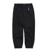 日系紫标 stretch twill 拉伸腰带纯色休闲宽松工装直筒长裤23AW