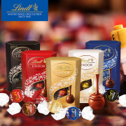 lindt瑞士莲软心巧克力礼盒，200g分享装礼物，婚礼节日礼物