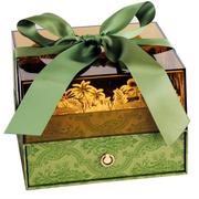 亚克力绿色礼盒创意，结婚喜糖盒婚庆伴手礼，伴娘伴郎盒回礼