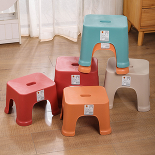 小凳子家用加厚客厅儿童板凳，北欧风经济型简约矮凳，结实耐用塑料凳