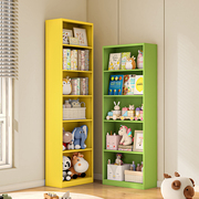 儿童书架置物架大容量玩具收纳架，家用落地多层彩色，绘本书柜储物柜