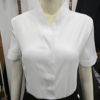 职业装白衬衫女士夏短袖(夏短袖，)工作服空乘正装衬衣，气质上衣接待工装商务