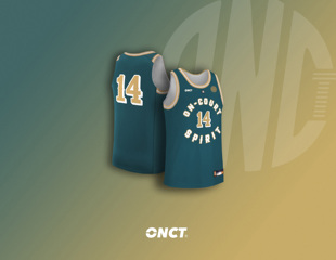 ONCT品牌美式定制透气运动套装复古版型免费印字印号球衣裤篮球服