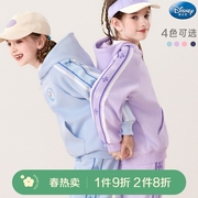 女童运动套装春秋2024儿童外套，薄款两件套洋气中大童休闲童装