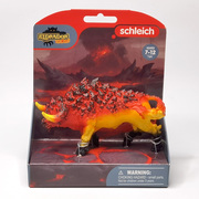 火斗牛42493德国思乐Schleich魔幻神话熔岩怪兽动物模型儿童玩具