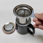 杯子过滤网内置茶网玻璃杯不锈钢，滤茶器茶具，配件茶漏带盖茶叶漏网