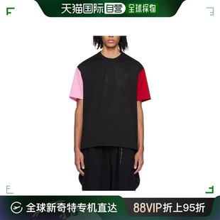 香港直邮潮奢mastermindjapan，男士拼接短袖t恤mw24s12ts0296