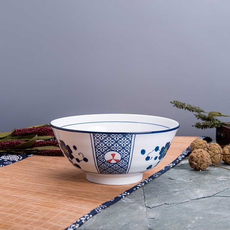 日式湯碗 陶瓷碗大面碗8英寸釉下彩日式餐具1只裝 並蒂在類目 餐飲具, 茶具, 其它中 - 來自Buy2taobao.com提供專業的淘寶代購服務