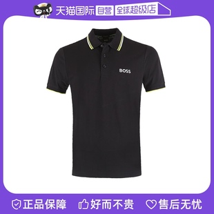 自营Hugo Boss/雨果博斯男士logo翻领短袖poloT恤衫 50469094