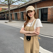 小众设计哈伦裤2023韩版夏装背带裤减龄显瘦休闲连体裤子女