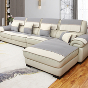 真皮沙发垫专用防滑坐垫四季通用欧式简约垫子冬季沙发套罩保护垫