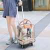 拉杆包旅行包女大容量手提韩版短途旅游行李袋可爱轻便网红行旅包