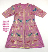印度设计师款传统手工钉珠刺绣，古着上衣贵牌粉紫色异域风旅行女装