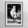 Marilyn Monroe 玛丽莲梦露海报装饰画黑白摄影餐咖啡厅酒吧挂画