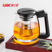 茶壶耐热玻璃大容量花草茶壶304不锈钢过滤内胆易清洁茶具泡茶器