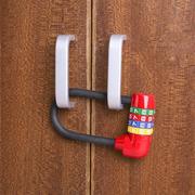 加长密码锁橱柜锁具柜子锁头家用衣柜柜门文件柜鞋柜U型长梁挂锁