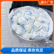 生日礼物玫瑰花束情人节送妈妈女朋友闺蜜礼物干花香皂花。
