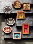 北京旅游纪念品文创木质创意，冰箱贴五谷丰登地铁门环垂花门