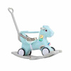 儿童玩具小马带轮子宝宝小木马，摇马儿座椅，推车礼物塑料两用加厚