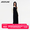 杰茜莱2024春季jessyline针织开衫吊带连衣裙时尚两件套装女