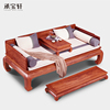 红木罗汉床刺猬紫檀，新中式红木家具沙发，床榻龙床实木花梨木罗汉床