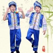 少数民族服装儿童苗族男童，衣服幼儿傣族彝族，服装三月三壮族服