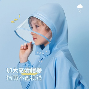 适用雨衣宝宝幼儿园小学生，卡通雨披带书包，位男童女童雨衣雨具