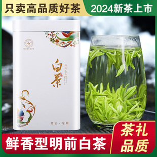 白茶安吉特级2024年新茶礼盒装，珍稀口粮绿茶250g雨前散装正宗茶叶