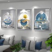 现代轻奢客厅沙发背景墙装饰画北欧抽象高级感卧室挂画电视墙壁画