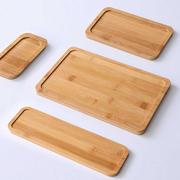 日式竹制木托盘实木盘，长方形竹盘木盘子木质，托盘茶盘烧烤盘g