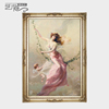 爱德华比森世界名油画，欧式手绘古典天使人物，玄关餐厅卧室装饰110