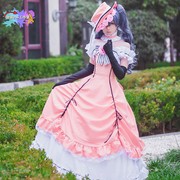 黑执事动漫夏尔少爷女装cos服洛丽塔洋装cosplay服粉色连衣裙