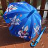 卡通赛罗自动小学生男，女孩儿童宝宝小孩，遮阳长柄晴直柄创意雨伞