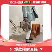 香港直邮潮奢 Jil Sander 女士Jil Sander 黑色编织尖头平底鞋 JS