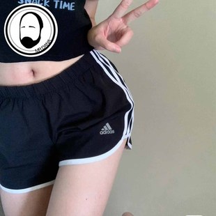 adidas阿迪达斯夏季女子，运动服热裤训练健身跑步裤子gk5265