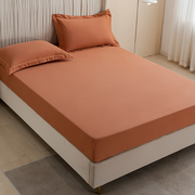 纯棉磨毛床笠单件全棉加厚床罩1.5米1.8m防滑款床单罩2023年