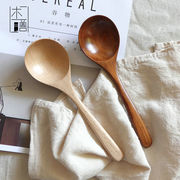 木质干饭勺长柄木勺家用网红吃播日式嗦粉勺拌饭勺拉面勺子木汤勺