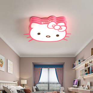 可爱猫儿童房灯男孩房间灯卡通卧室吊灯创意led护眼幼儿园个性灯